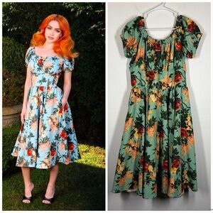 Laura Byrnes & Hope Johnstun Floral Dress Size 2X